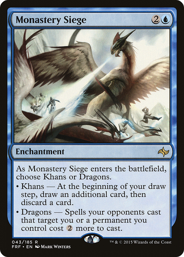Image of Monastery Siege (FRF-043) - Fate Reforged Foil