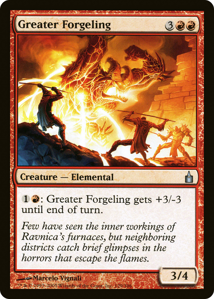 Image of Greater Forgeling (RAV-129) - Ravnica: City of Guilds Foil