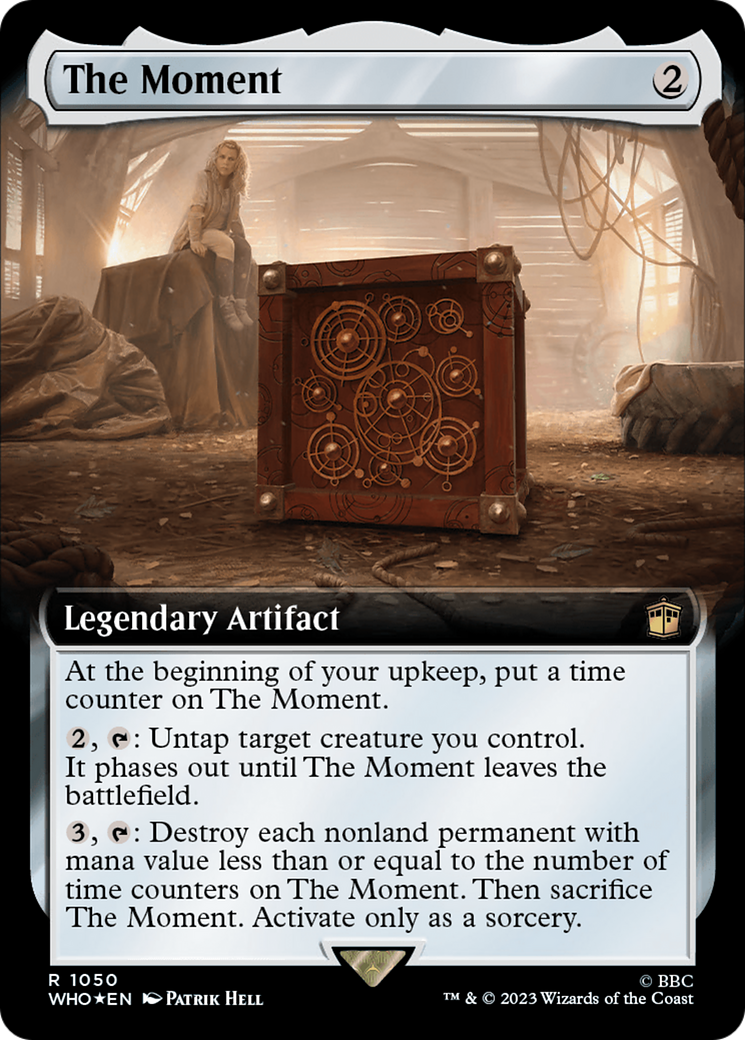 Image of The Moment (Extended Art) (Surge Foil) (WHO-1050) - Doctor Who: (Extended Art) Foil