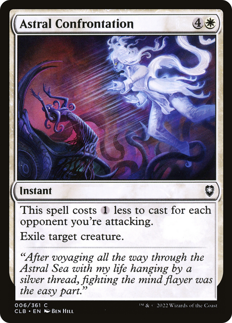 Image of Astral Confrontation (CLB-006) - Commander Legends: Battle for Baldur's Gate