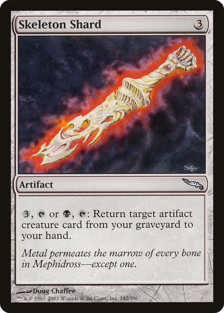 Image of Skeleton Shard (MRD-242) - Mirrodin