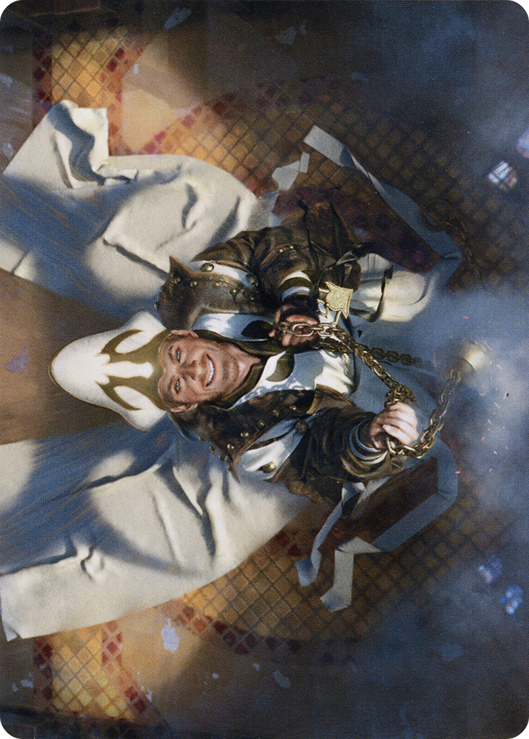 Image of Jerren, Corrupted Bishop // Jerren, Corrupted Bishop (AMID-037) - Midnight Hunt Art Series (Borderless)