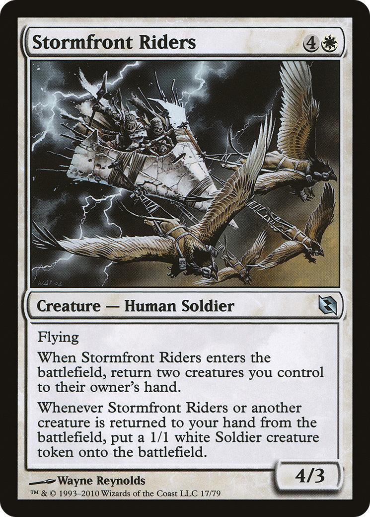 Image of Stormfront Riders (DDF-017) - Duel Decks: Elspeth vs. Tezzeret