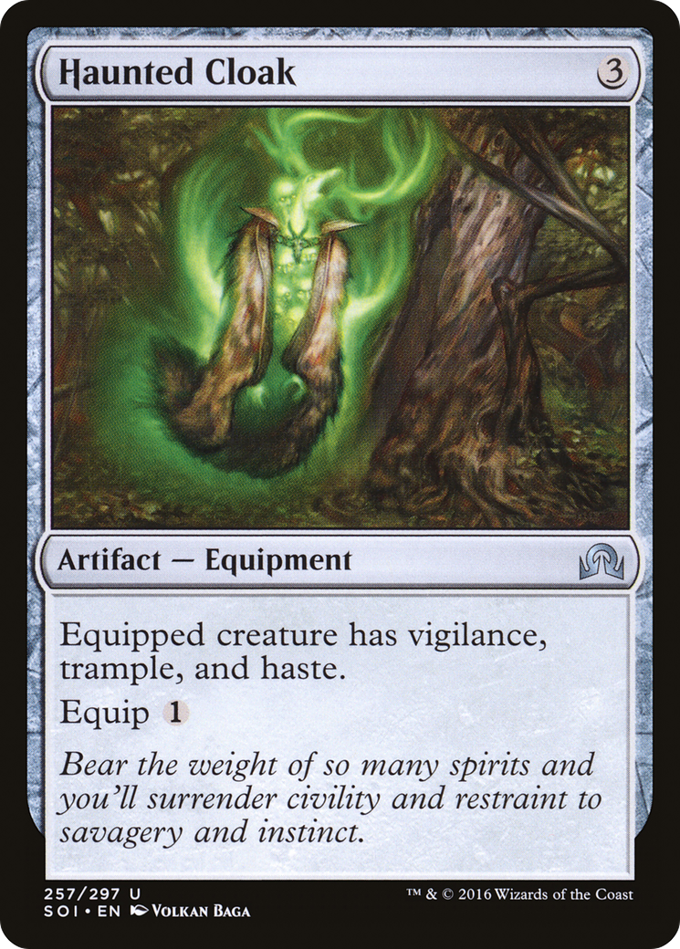 Image of Haunted Cloak (SOI-257) - Shadows over Innistrad Foil