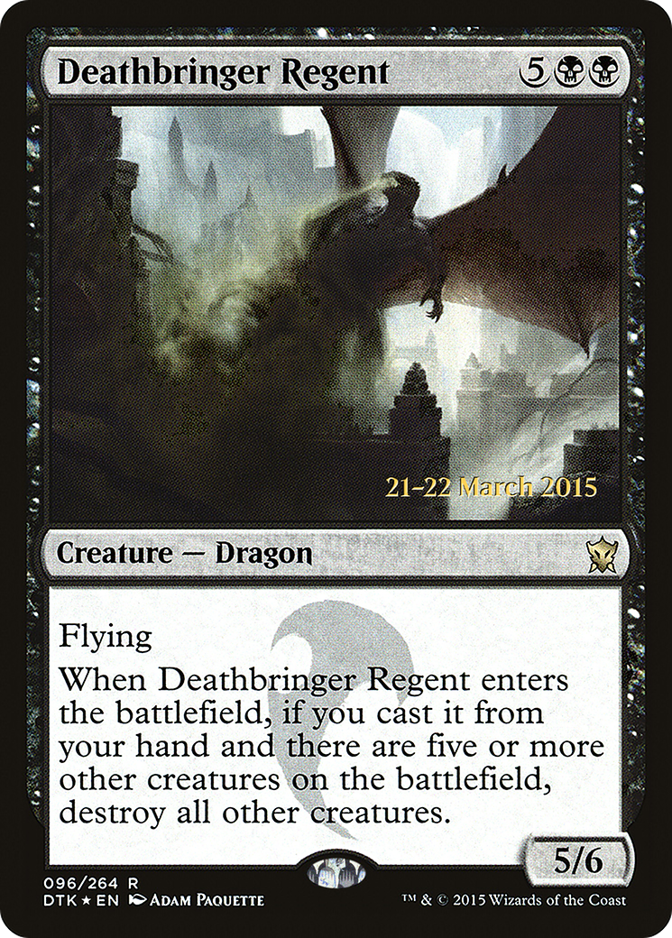 Image of Deathbringer Regent (PRE-96S) - Dragons of Tarkir Promos Foil