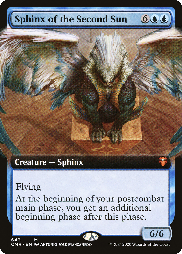 Image of Sphinx of the Second Sun (Extended Art) (CMR-643) - Commander Legends: (Extended Art) Foil