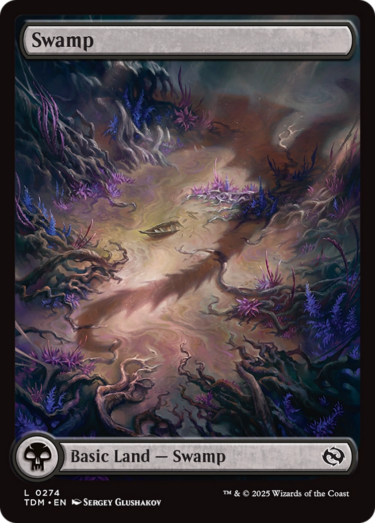 Image of Swamp (0274) (TDM-274) - Tarkir: Dragonstorm Foil