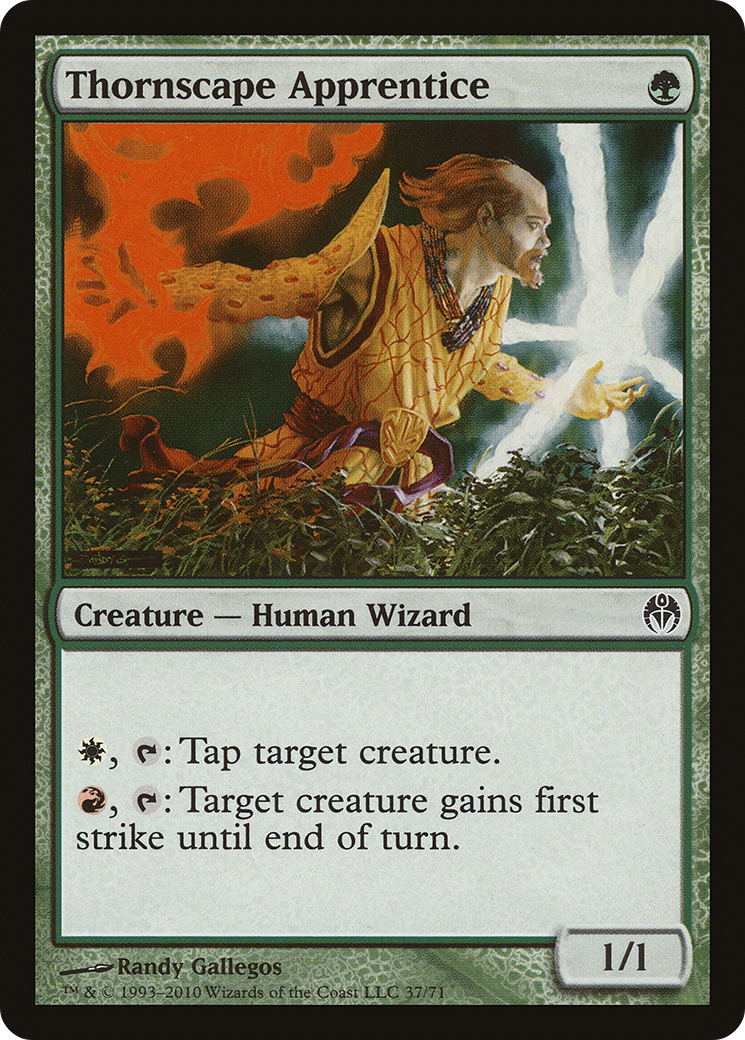 Image of Thornscape Apprentice (DDE-037) - Duel Decks: Phyrexia vs. the Coalition