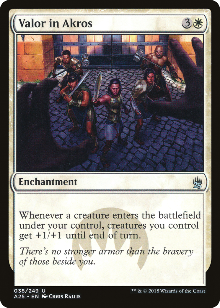 Image of Valor in Akros (A25-038) - Masters 25 Foil