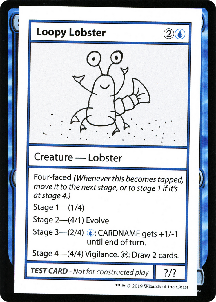 Image of Loopy Lobster (No PW Symbol) (CMB1-) - Mystery Booster Playtest Cards 2021