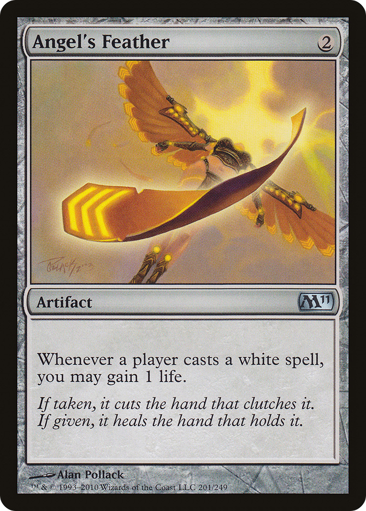 Image of Angel's Feather (M11-201) - Magic 2011 Foil