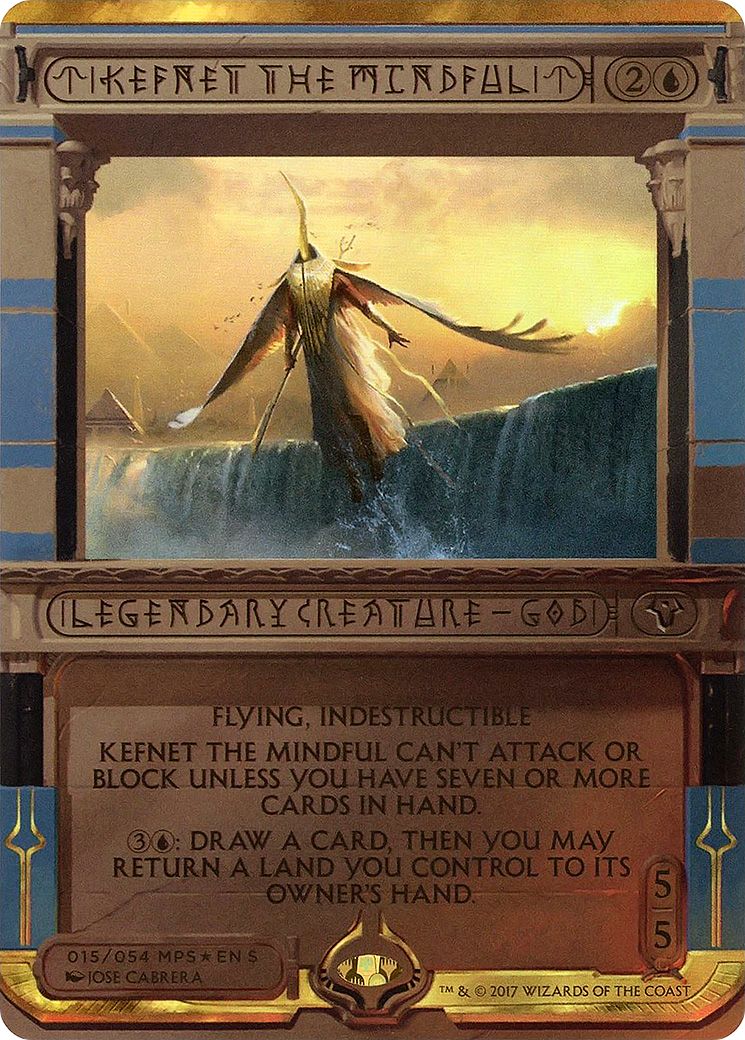 Image of Kefnet the Mindful (MPS2-015) - Amonkhet Invocations (Borderless) Foil