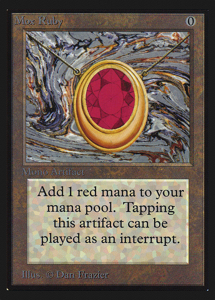 Image of Mox Ruby (IE) (IED-) - Intl. Collectors' Edition