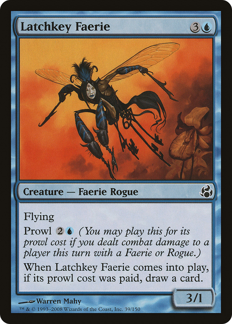 Image of Latchkey Faerie (MOR-039) - Morningtide Foil