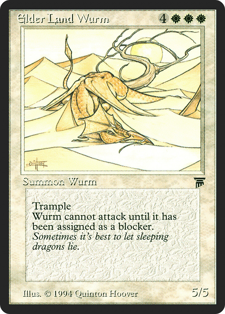 Image of Elder Land Wurm (LEG-) - Legends