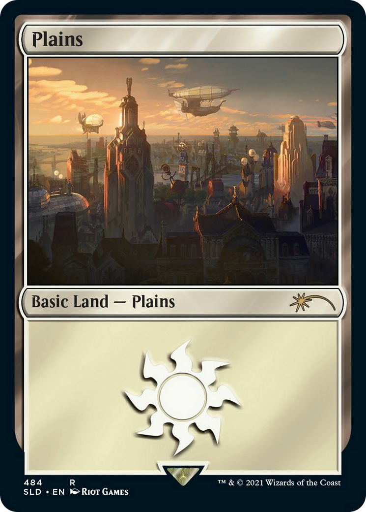 Image of Plains (Secret Lair x Arcane: Lands) (SLD-484) - Secret Lair Drop Foil