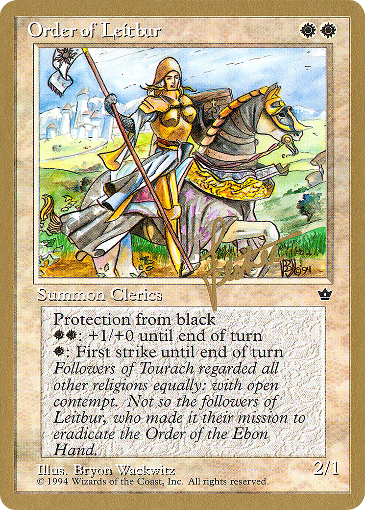 Image of Order of Leitbur (Female) - 1996 Bertrand Lestree (FEM) (WCD-) - Pro Tour Collector Set