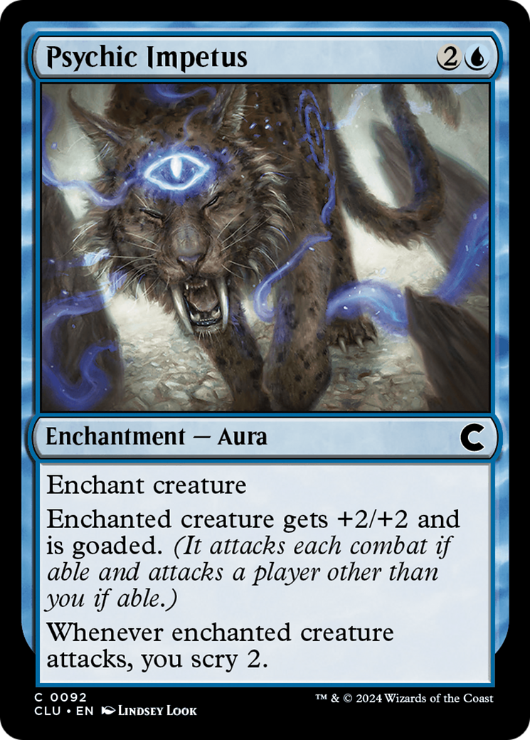Image of Psychic Impetus (CLU-092) - Ravnica: Clue Edition