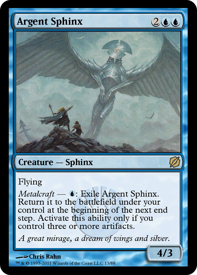 Image of Argent Sphinx (TD2-013) - Duel Decks: Mirrodin Pure vs. New Phyrexia