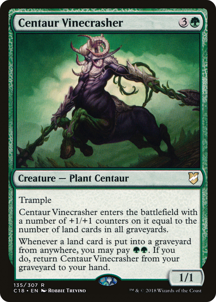 Image of Centaur Vinecrasher (C18-135) - Commander 2018