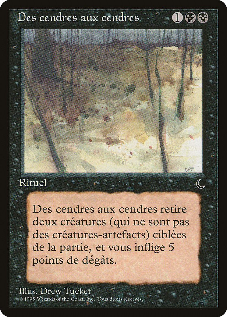 Image of Ashes to Ashes (French) - 