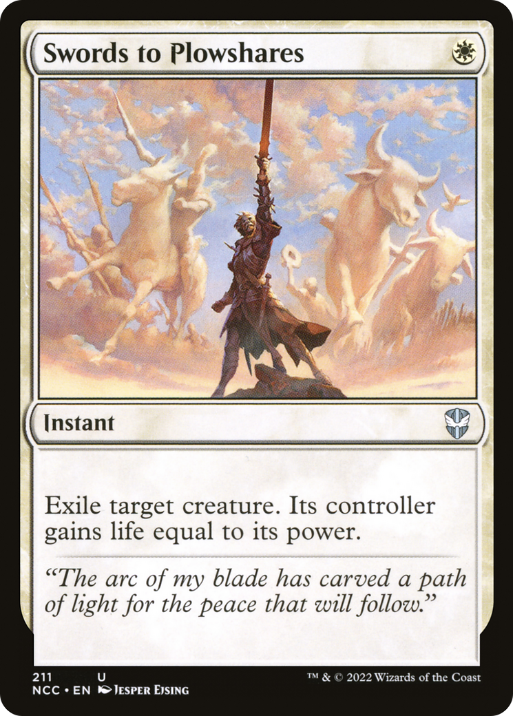 Image of Swords to Plowshares (NCC-211) - New Capenna Commander