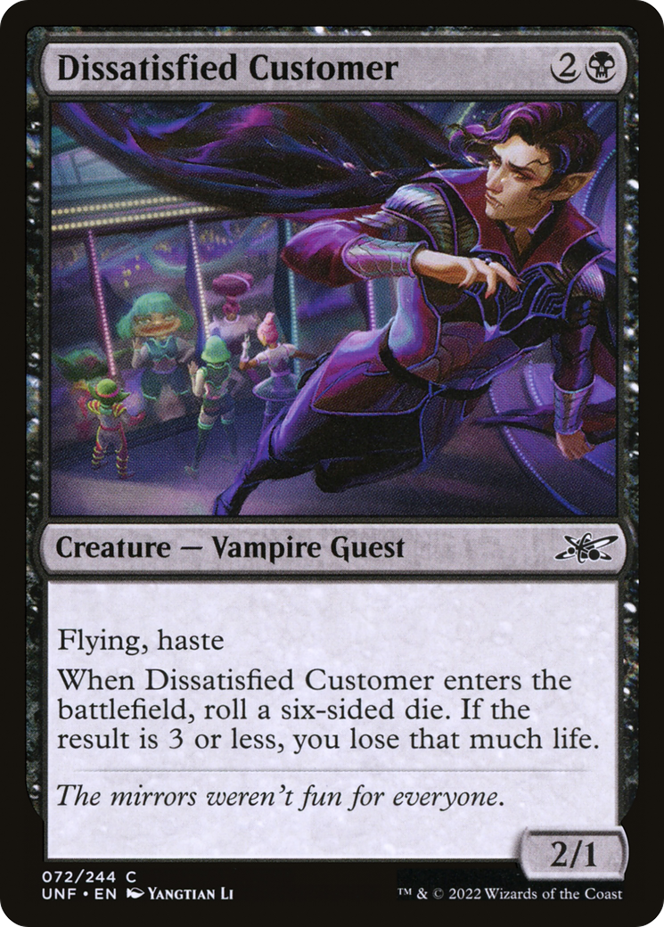 Image of Dissatisfied Customer (UNF-072) - Unfinity Foil