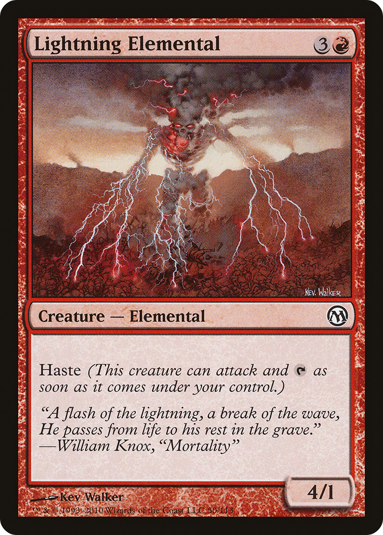Image of Lightning Elemental (DPA-050) - Duels of the Planeswalkers