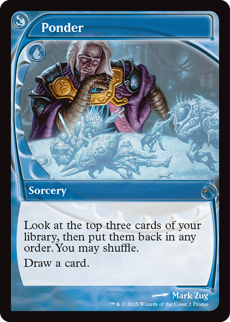 Image of Ponder (Future Sight) (MFP-002) - MagicFest 2025 Foil