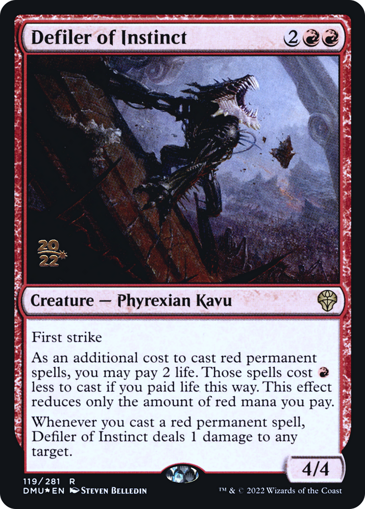 Image of Defiler of Instinct (PRE-119) - Dominaria United Promos Foil