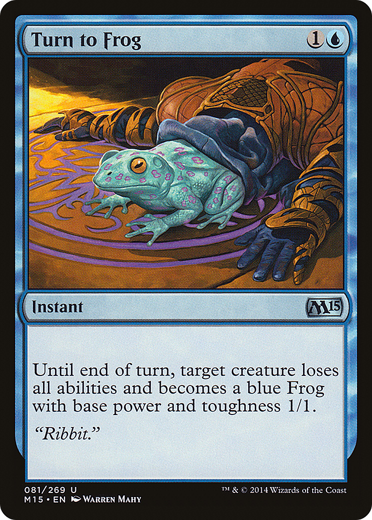 Image of Turn to Frog (M15-081) - Magic 2015