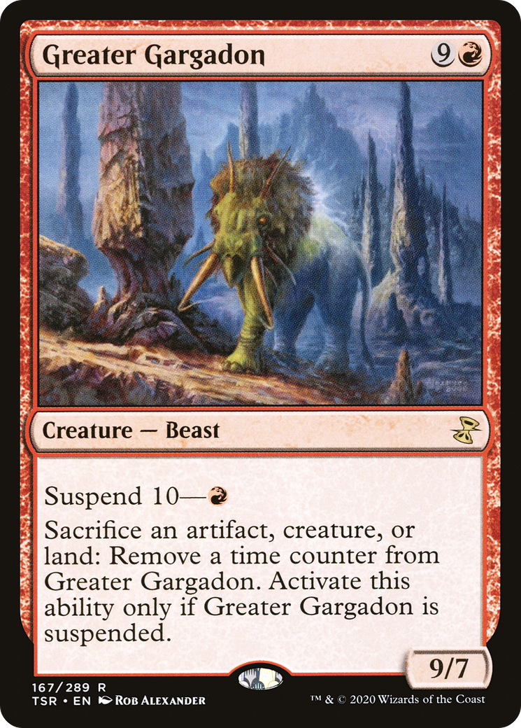 Image of Greater Gargadon (TSR-167) - Time Spiral Remastered Foil