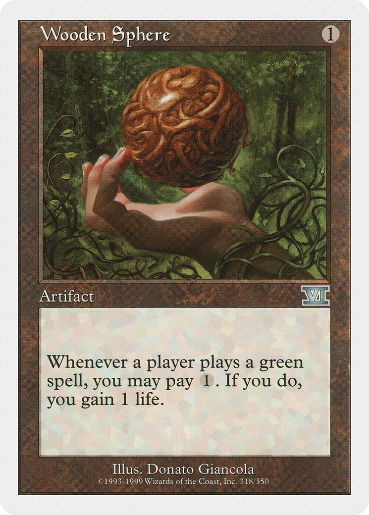 Image of Wooden Sphere (6ED-318) - Classic Sixth Edition