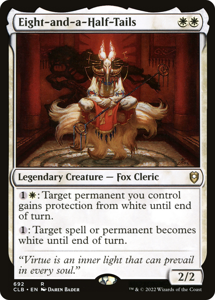 Image of Eight-and-a-Half-Tails (CLB-692) - Commander Legends: Battle for Baldur's Gate