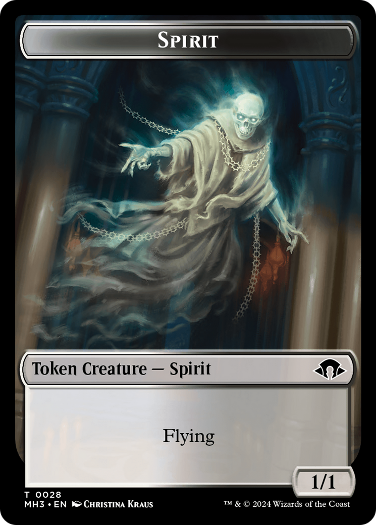 Image of Spirit (TMH3-028) - Modern Horizons 3 Tokens