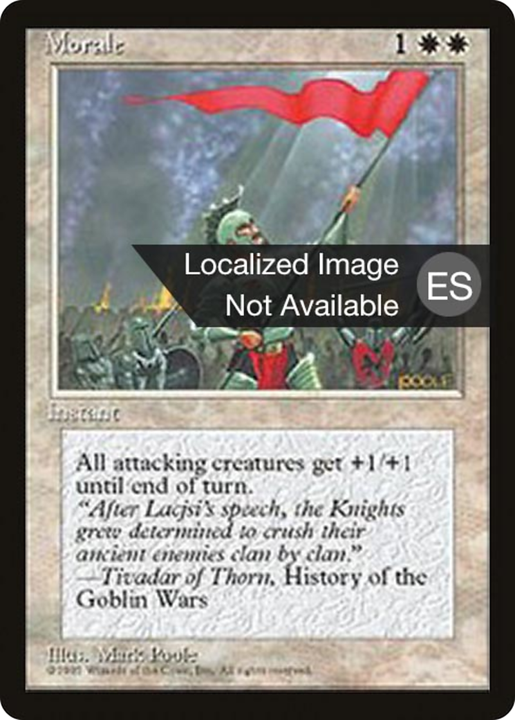 Image of Morale (4BB-) - Fourth Edition Foreign Black Border