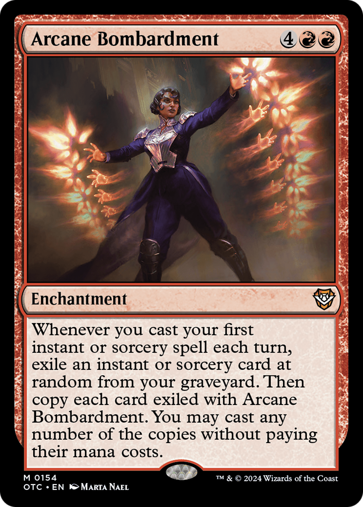 Image of Arcane Bombardment (OTC-154) - Outlaws of Thunder Junction Commander