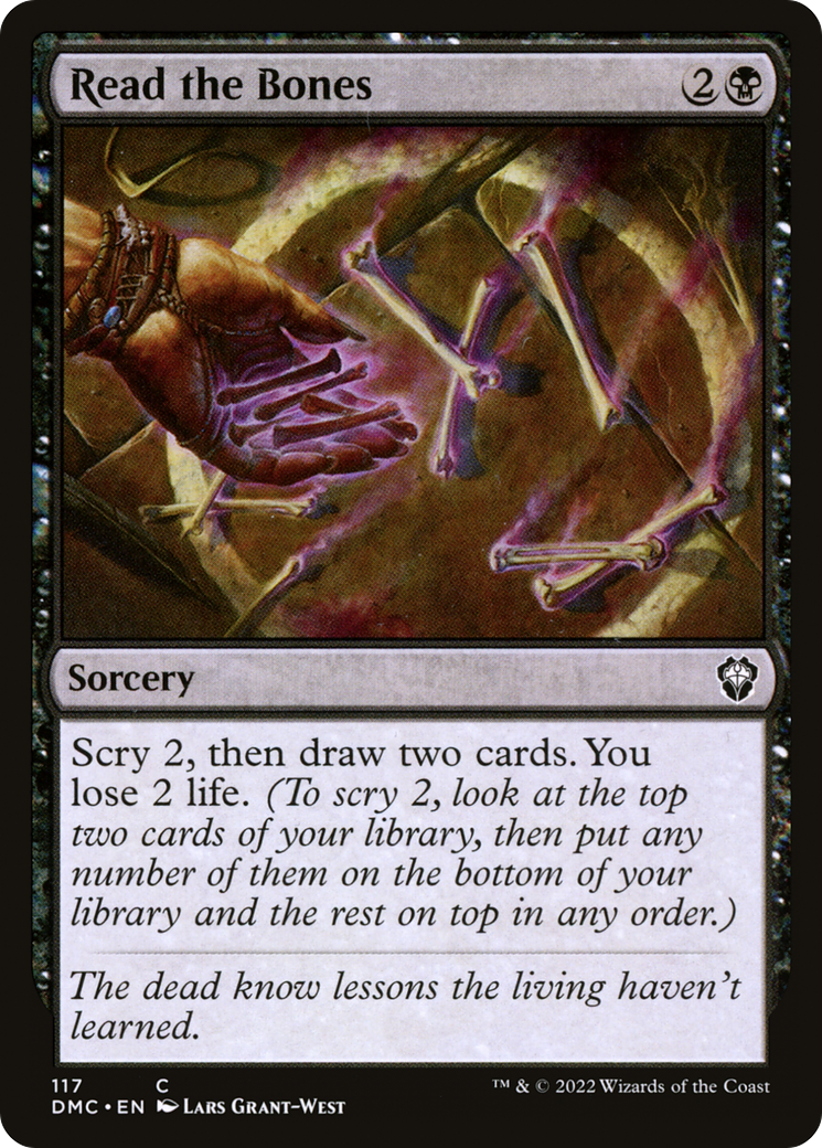 Image of Read the Bones (DMC-117) - Dominaria United Commander