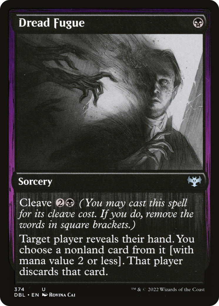 Image of Dread Fugue (DBL-374) - Innistrad: Double Feature