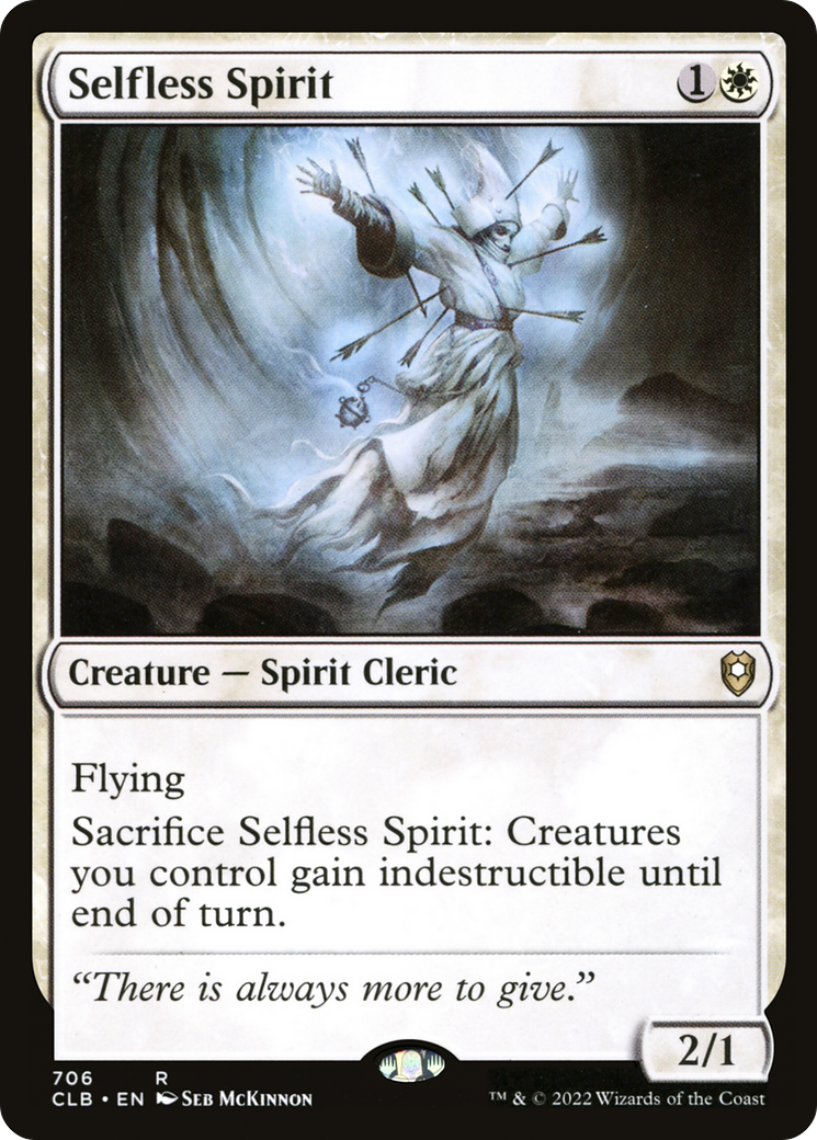 Image of Selfless Spirit (CLB-706) - Commander Legends: Battle for Baldur's Gate
