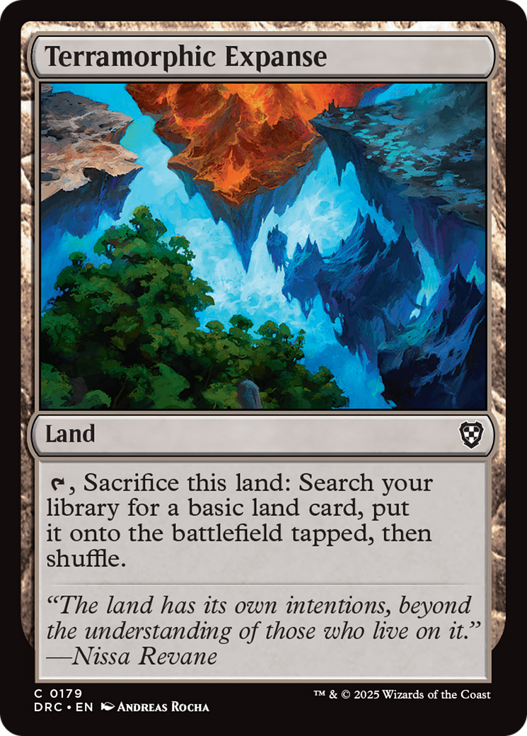 Image of Terramorphic Expanse (DRC-179) - Commander: Aetherdrift