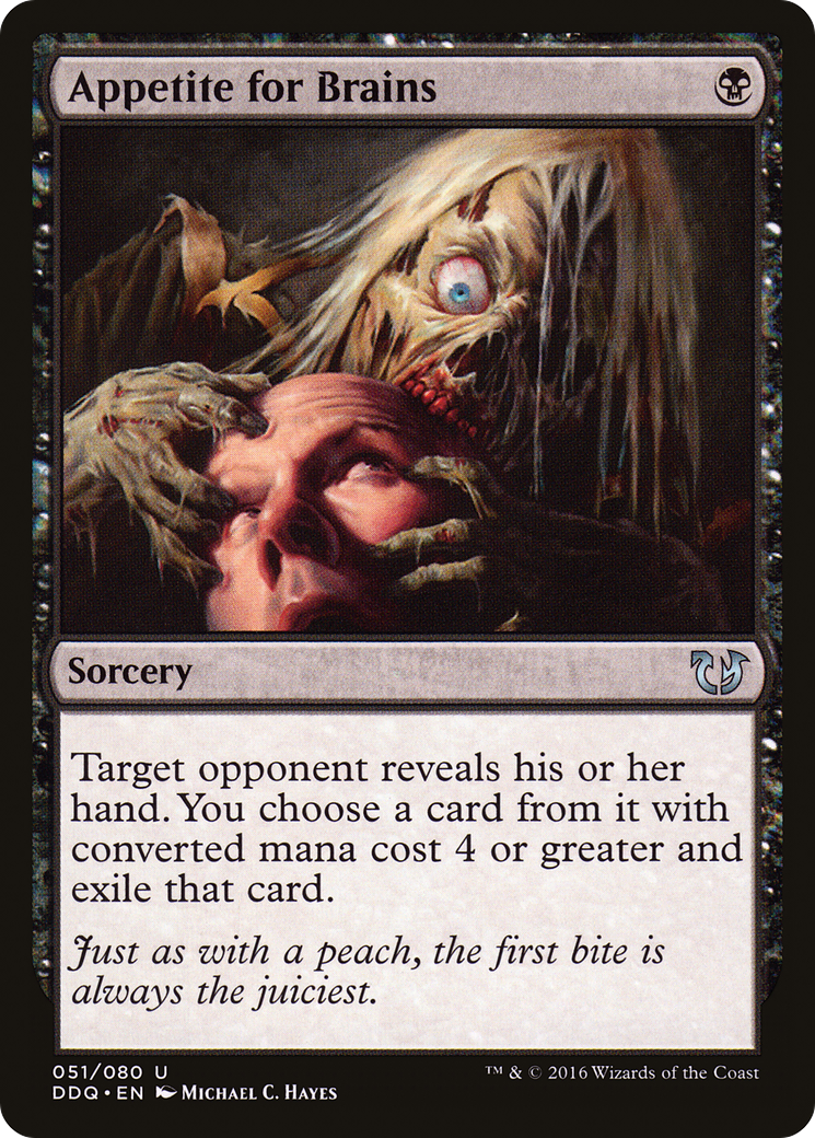 Image of Appetite for Brains (DDQ-051) - Duel Decks: Blessed vs. Cursed