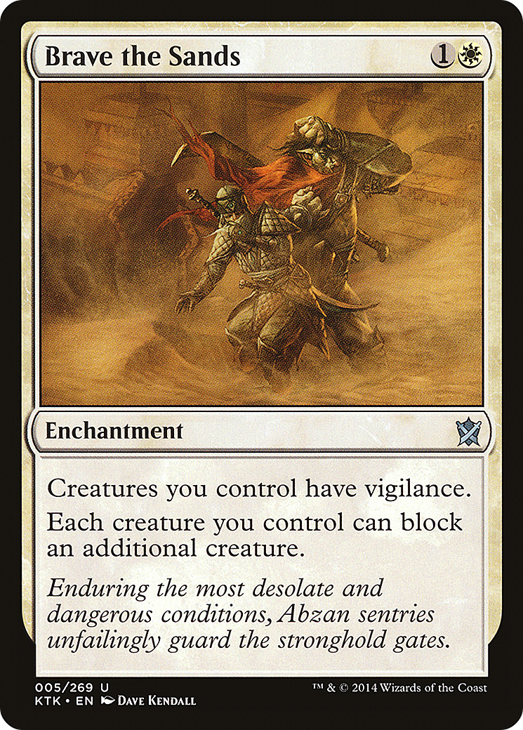 Image of Brave the Sands (KTK-005) - Khans of Tarkir