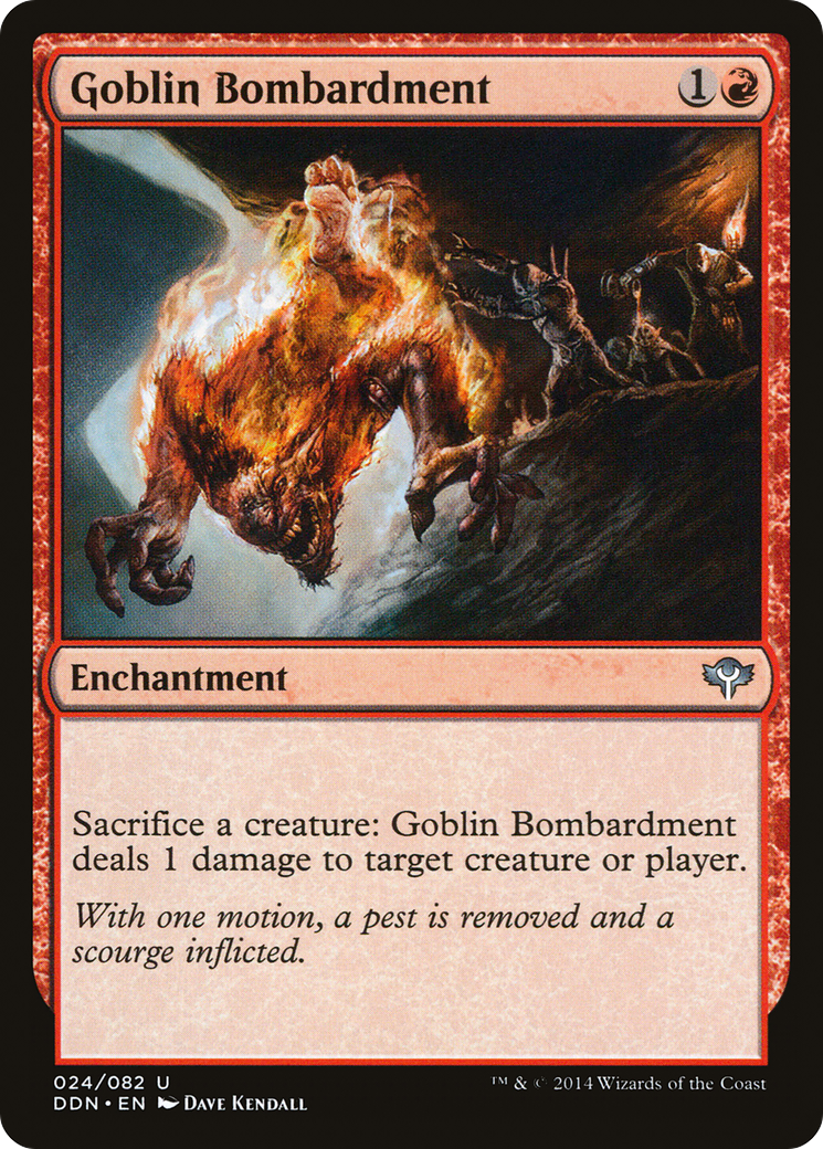 Image of Goblin Bombardment (DDN-024) - Duel Decks: Speed vs. Cunning