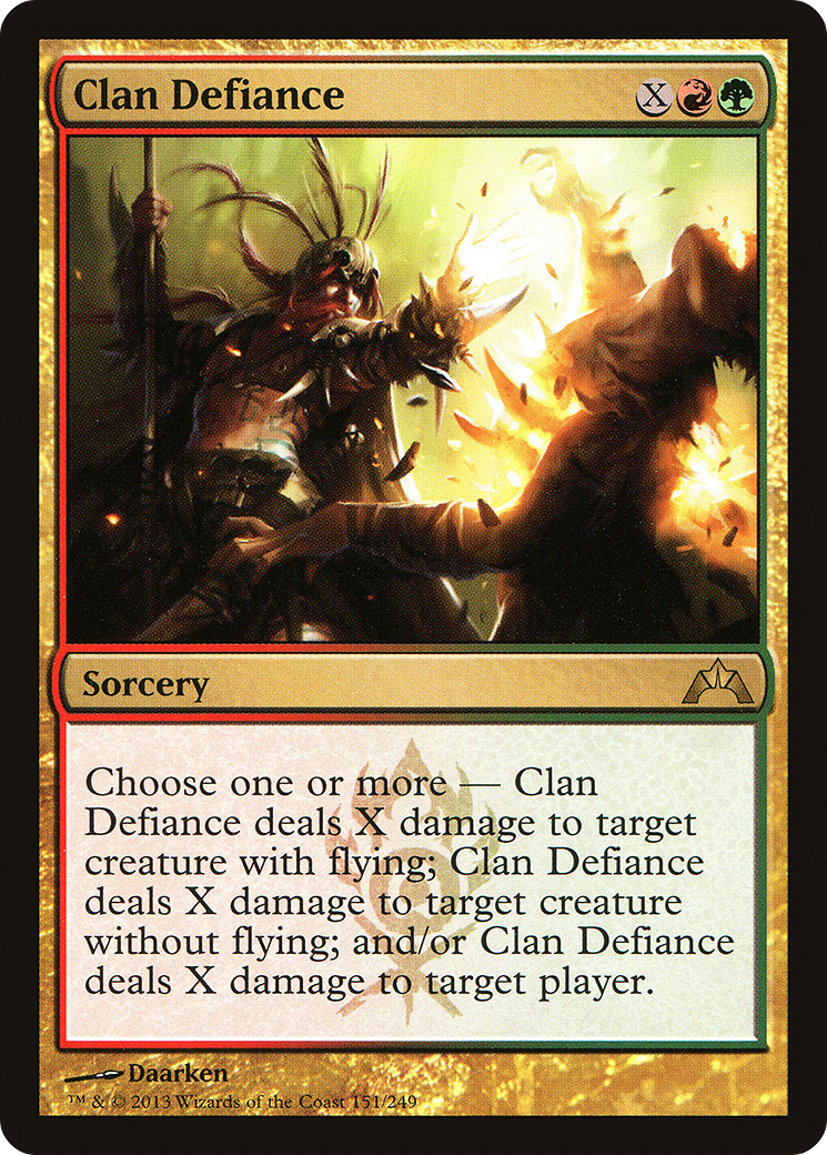 Image of Clan Defiance (GTC-151) - Gatecrash