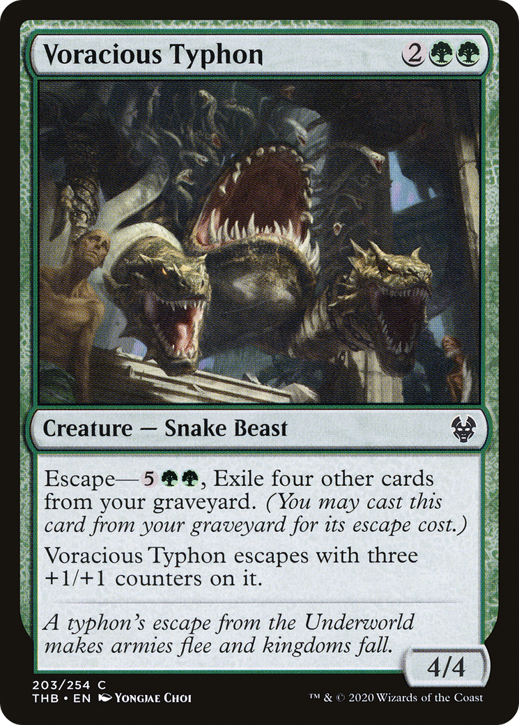 Image of Voracious Typhon (THB-203) - Theros Beyond Death Foil