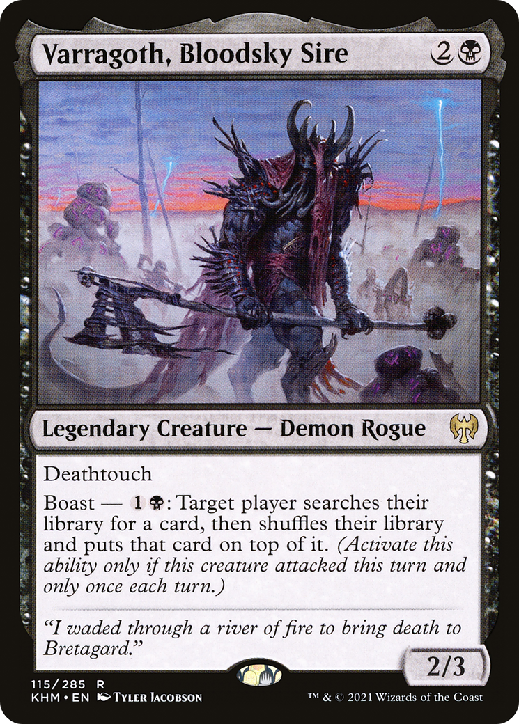 Image of Varragoth, Bloodsky Sire (KHM-115) - Kaldheim
