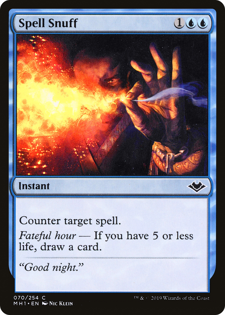Image of Spell Snuff (MH1-070) - Modern Horizons