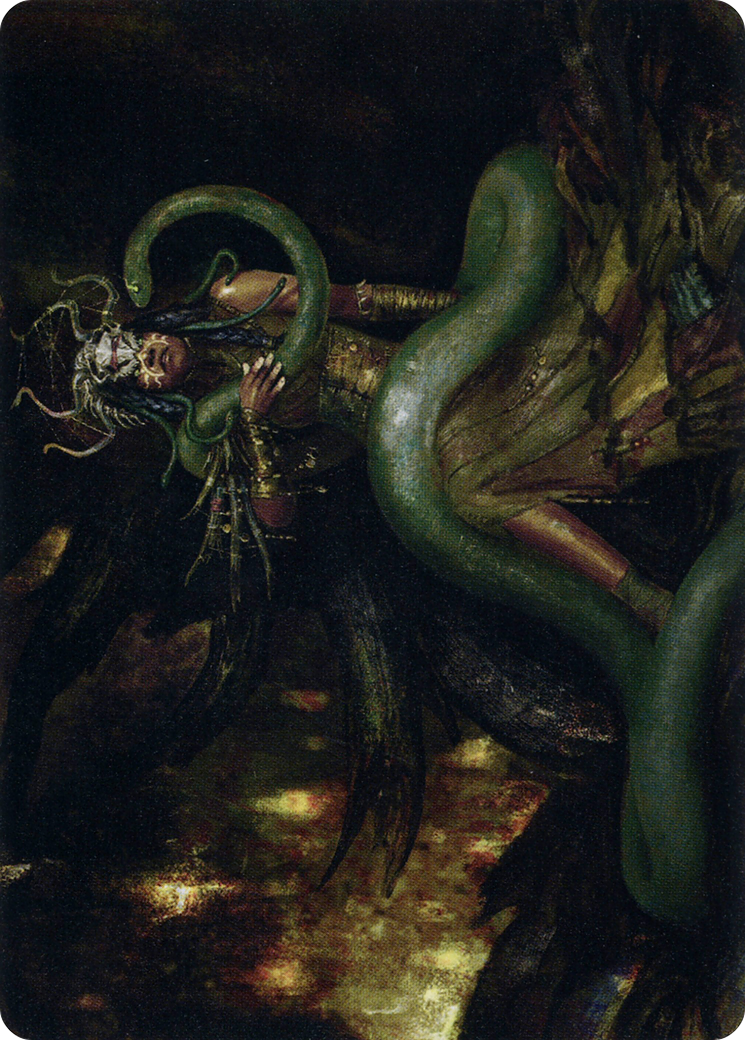 Image of Saryth, the Viper's Fang // Saryth, the Viper's Fang (AMID-053) - Midnight Hunt Art Series (Borderless)