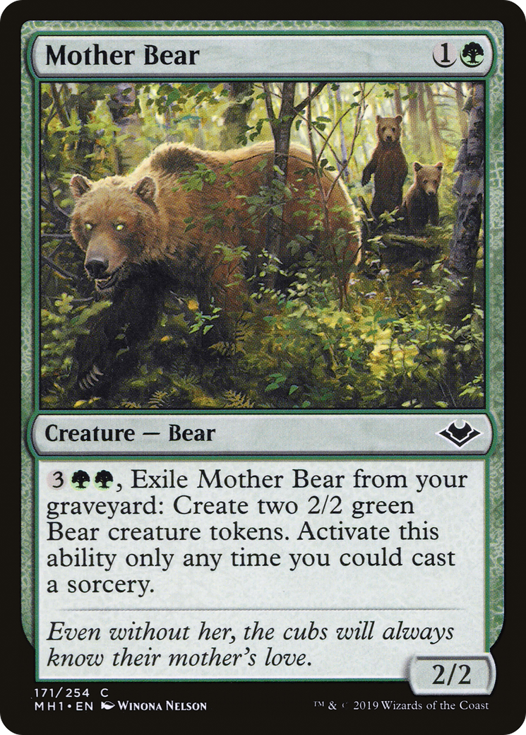 Image of Mother Bear (MH1-171) - Modern Horizons Foil